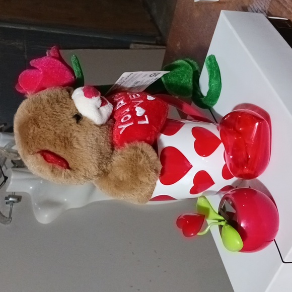 I LOVE YOU just because❣️gift pack: Bear in a mug, Solar heart, Rose, Heart - Picture 3 of 13